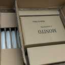 MONITO Ceramic Dinnerware 16 Pieces Dinner Set,Plates Pasta Bowls Cereal Bowls Reactive Change Glaze Dish Sets, Modern Stoneware Dishes,Gift, Creamy white