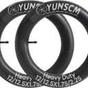 2-Pcs 12"/12.5" Heavy Duty Bike Tubes 12/12.5x1.75/2.25(12 1/2 X 2 1/4) AV 45/57-203 Inner Tubes Compatible with 12x1.75-2.25 12.5x1.75-2.25 12  x 2  Kid Bike Bicycle Tire Tubes Schrader Valve