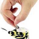 TTcat Cat Feather Toy Replacement Wand Refills, 10 Pcs Simulation Insects Bird Feathers.