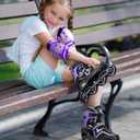 Ruthfot Adjustable Inline Skates for Boys and Girls with Full Light Up Wheels, Outdoor Rollerskates for Kids and Women