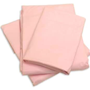 Cot Sheets (Fitted, Flat, Sets), 1 Flat Cot Sheet - Pink