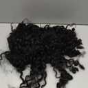 18 Inch Burmese Curly Half Wig Human Hair for Black Women Spiral Curl Ends Glueless Wear & Go Drawstring Wig 180% Density Flip Over Beginner Friendly No Glue No Sew Natural Black