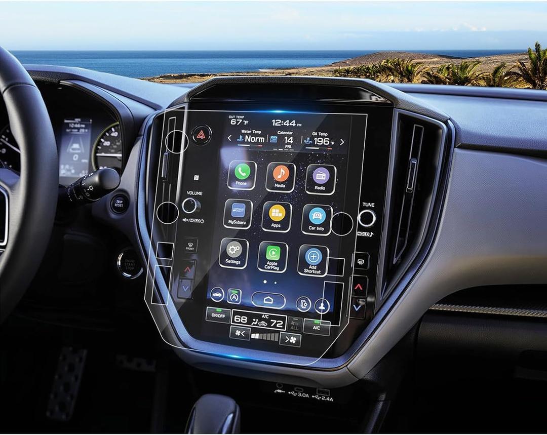 2024 2025 2026 Crosstrek Screen Protector for Subaru Crosstrek (Base/Premium/Sport/Limited/Wilderness) 11.6-inch Touchscreen, 9H Tempered Glass 2026 Crosstrek Hybrid Accessories STARLINK 11.6"