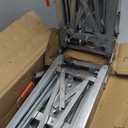 78.74"x9.84" Scaffolding Platform of Capacity 660 LBS Adjustable Height 39.37"-69.99" Heavy Duty Portable Scaffolding Ladder Work Platform Non-Slip Tripod Work Platform Drywall/Cleaning RV