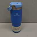 Stanley IceFlow Stainless Steel Tumbler - Vacuum Insulated Water Bottle for Home, Office or Car Reusable Cup with Straw Leak Resistant Flip Cold for 12 Hours or Iced for 2 Days, Azure, 30 OZ / 0.89 L