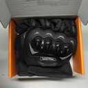 COFIT Motorcycle Gloves for Men and Women, Full Finger Touchscreen Motorbike Gloves for BMX ATV MTB Riding, Road Racing, Cycling, Climbing, Motocross - Black M