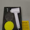 Electric Spin Scrubber, Power Cleaning Brush with 3 Heads, Cordless Waterproof Shower Scrubber with Dual Speed, Perfect for Cleaning Bathroom, Tile, Cars, Floor. Electric Scrub Brush for tub