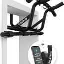 PULLUP & DIP Pull-up bar for door frames for hanging without screws and no slipping, professional door bar, pull-up bar with padded handles