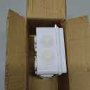 1Pcs Junction Box, IP65 Waterproof Junction Box, with Reserved Holes,Project Boxes for Electronics,DIY ABS Plastic Empty Enclosure 7.8 x 6.1 x 3.1 inch200x155x80mm