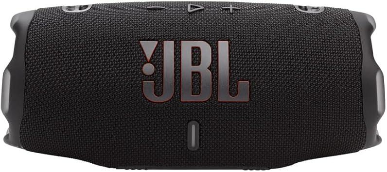 JBL Charge 6 Waterproof Portable Speaker Bundle with gSport Carbon Fiber Case (Black)