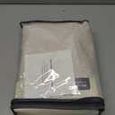 100% Blackout Shield Linen Blackout Curtains for Bedroom 96 Inches Long, Back Tab/Rod Pocket Living Room Drapes, Thermal Insulated Blackout Curtains 2 Panels Set, 50" W x 96" L,Cream