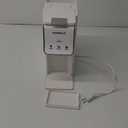 Hot & Iced Coffee Maker for K-Cups & Ground Coffee, Single-Serve Brewer with Bold Setting, Reusable Filter, Travel Mug Friendly, Compact & Quick Brew, White