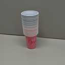Norme 30 Pcs Gender Reveal Plastic Cups Team Boy Team Girl Disposable Blue Pink Plastic Cups Gender Reveal Party Supplies for Beverage Drink Tableware(16 oz)