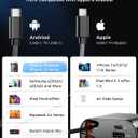 [Upgraded] SUPERONE Retractable Car Charger 4 in 1, Fast Car Phone Charger with Cord 2.6ft, USB C and Apple Car Adapter, Compatible with iPhone 17 16 15/15 Pro Max/14/13/12/11, Galaxy, Pixel