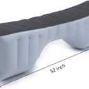 FMS Car Travel Inflatable Mattress Back Seat Gap Pad Air Bed Cushion Camping Air Couch Gray 51.18 * 10.63 * 14.57Inches