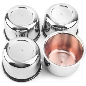 4Pcs 83MM 3.25inch Wheel Center Caps for Weld Racing Wheels Rims, Fit 3.25" Center Bore Chrome Hub Covers