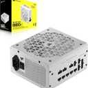 CORSAIR RM850x Shift Fully Modular ATX Power Supply - 80 Plus Gold - ATX 3.1 - PCIe 5.1 - Zero RPM - Modular Side Interface - White