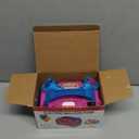 IDAODAN Electric Balloon Pump, Portable Electric Balloon Blower Machine Balloon Air Pump Dual Nozzle Rose Red 110V 600W Balloon Inflator for Party Decorations