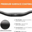 Mountain Bike Handlebars, Mtb Handlebars 31.8, Bicycle Handle Bars, Bicycle Handlebars, Bike Bars For Mtb/Ebike, Alluminum, Black