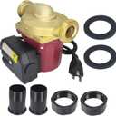 59896775 115V Circulator Pump Replacement Compatible with Grundfos UP15-29SU,9H 60Hz Circulating Pump Used for Radiant Heating, Hydronic Heating, Fan Coil Heating, Solar and Other System Types.