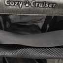 Cozy Cruiser Airline Approved Top-Expanding Pet Carrier on Wheels- Rolling Carrier- Designed for Dogs & Cats- Extra Spacious Soft Lined Carrier! 18x11x11 (Original Mesh Sides)