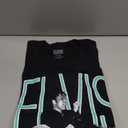 Elvis Presley Unisex Adult Official Elvis Presley Merch the King T-Shirt, Size: X-Large (Black)