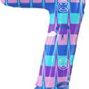 40 Inch Video Game Theme Number 7 Balloons Large Birthday Party Number Balloons Piata Gaming for Kids Battle Boys Birthday Party Decoration Supplies (Purple Blue)