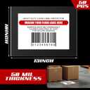 50 Pcs Industrial Clear Floor Label Protectors 10 x 13 Inch, Waterproof Adhesive Clear Labels Seals for Protecting Barcodes, Industrial Warehouse Floor Markers, Numbers