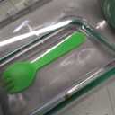 Salad Container with Side Opening, Leak-Resistant Design with Dressing Cup & Lid, Dishwasher & Freezer Safe for Office, Travel & Outdoors (green)