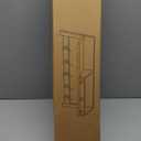 Coat Rack Wall Mount with Shelf, 26IN Wooden Coat Hanger Hooks Wall Mount with 8 Metal Hooks, Hanging Shelf with Hooks, Retro Walnut ([26 IN] B)