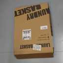 57L Collapsible Laundry Basket with Wheels, Laundry Basket Collapsible, Foldable Laundry Baskets with Handles, Dirty Clothes Hamper for Dorm, Bedroom and Bathroom (Pearl White)