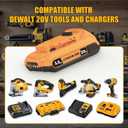 DCB203-2 3Ah 2Pack 20V Battery Replace for Dewalt 20V MAX Battery 20Volt Lithium-ion Battery DCB200 DCB201 DCB205 DCV580 DCB180 Compatible with Dewalt 20V Cordless Tools