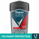 Degree Men Clinical Strength Antiperspirant Deodorant 2 Pack Sport Strength Soft Solid 96Hour Sweat and Odor Protection 5x Types of Sweat 1.6 oz