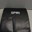 SPRI Ab Mat - Workout Mat Accessory for Abdominal Exercises, Sit-Ups, Crunches, Push-Ups, Core Training, and More - Portable Padded Shaped Mat with Curved Back Support for Toning Abs,Black