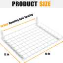 Ultrawall Wall Mounted Storage Shelves, Garage Metal Shelves 18x12 Inch