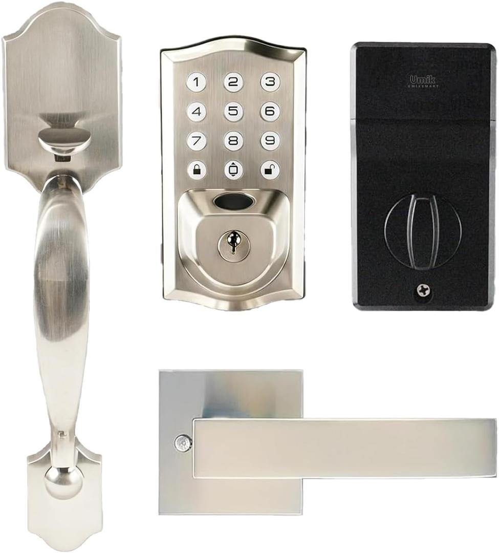 UMIKSMART Smart Keypad Door Lock, Tuya WiFi, Fingerprint Code Entry
