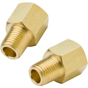Legines Brass Pipe Fitting, Adapter 3/8" NPT Female to 1/4" NPT Male Reducing Adaptor 1200psi High Presure (Pack of 2)