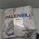 7 Pieces Gamer Comforter Set for Boys Gaming Bedding Set for Kids Girls Teens,Video Game Bed in a Bag with Comforters, Sheets, Pillowcases & Shams (Blue)