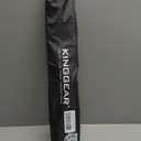 KINGGEAR Nordic Walking Stick, TP1 Hiking Poles Retractable Lightweight 7075 Aluminum, Trekking Poles with Flip Lock, Natural Cork and EVA Grip, 2pc Hiking Gear (Black)