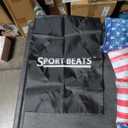 SPORT BEATS Cornhole Bags Set of 8 - Regulation Size & Weight Bean Bags, Heavy Duty Double-Stitched Canvas for Tailgating, Outdoor Backyard Game Accessories with Carry Tote