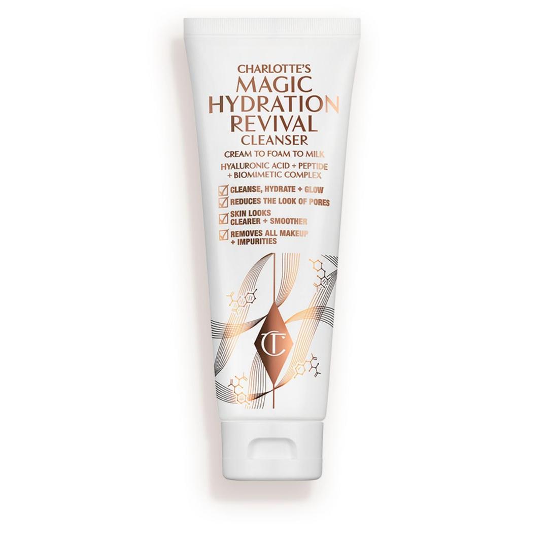 Charlotte Tilbury Magic Hydration Revival Facial Cleanser - Gentle, Foaming Face Wash to Hydrate, Revive & Prime Skin - Helps Reduce the Appearance of Pores While Removing Makeup & Impurities