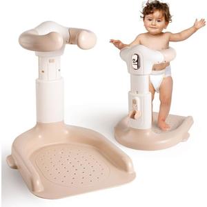 ZADBP Baby Shower Stand 2025 Upgraded, Ergonomic Baby Standing Bath Support, Freely Adjustable Toddler Shower Stand, Anti-Slip Baby Bath Stand Toddler Bathtub for Shower, Ideal Gifts for Infants