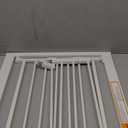 Babelio Baby Gate for Doorways and Stairs, 26''-40'' Auto Close Dog/Puppy Gate, Easy Install, Pressure Mounted, No Drilling, fits for Narrow and Wide Doorways, Safety Gate w/Door for Child and Pets (30"Tall 26"-40" Wide, White)