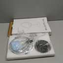 8" Lighted Makeup Mirror with 3 Color Lights and 1X 10X Magnification, Magnifying Vanity Mirror with Jewelry Holder and Storage Base, Dimmable,Touch Control, Chrome