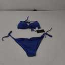 Women Two Piece Bikini Swimsuit Sexy Bathing Suits Halter Triangle Tops String Cheeky Bikini Sets M