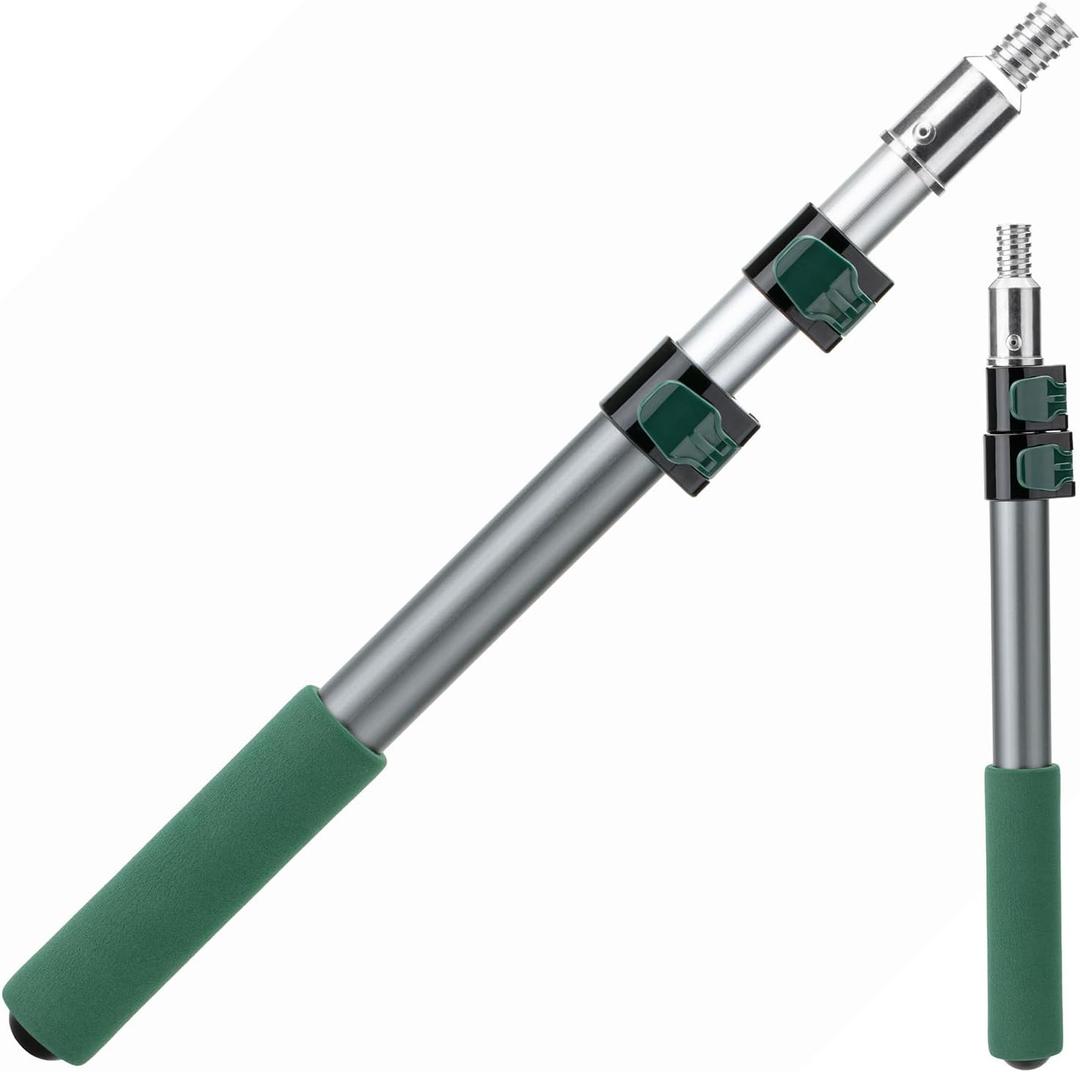 Bates- Extension Pole, 1.4 to 3 Ft Pole, Green, Telescoping Pole, Extendable Pole, Telescopic Pole, Paint Pole, Paint Roller Extension Pole, Paint Extension Pole, Telescopic Poles