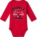 BesserBay First Valentines Baby Bodysuit 100% Cotton 0-12 Months