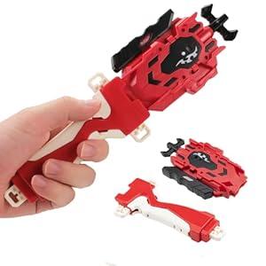String Launcher and Grip, Battling Burst Launcher, Left/ Right Spin Compatible with Burst Gyros, Two Launch Modes(Red) String Launcher and Grip, Battling Burst Launcher, Left/ Right Spin Compatible with Burst Gyros, Two Launch Modes(Red)
