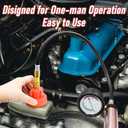 18PCS Universal Radiator Pressure Tester, Pressure Leak Test Tool kit for Leak Detection of Water Tank of Automobile Cooling System