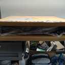 Cocktail Table 28in High Top Round Folding Indoor Outdoor, Plastic Bar Height Foldable Bistro Tall Table for Party, Patio, Dining Room, Kitchen, Events, Removable Locking Legs, Black (2843 in)